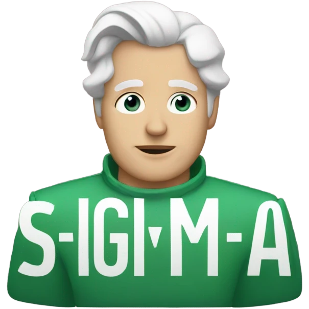 Text saying sigma emoji
