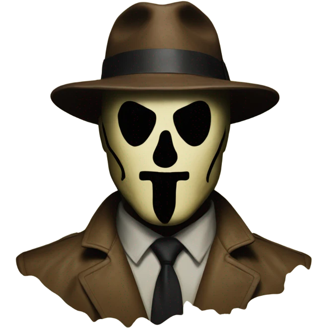 Rorschach from watchmen  emoji
