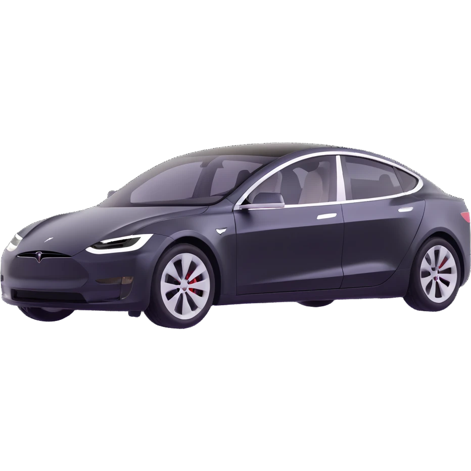Tesla electric car emoji