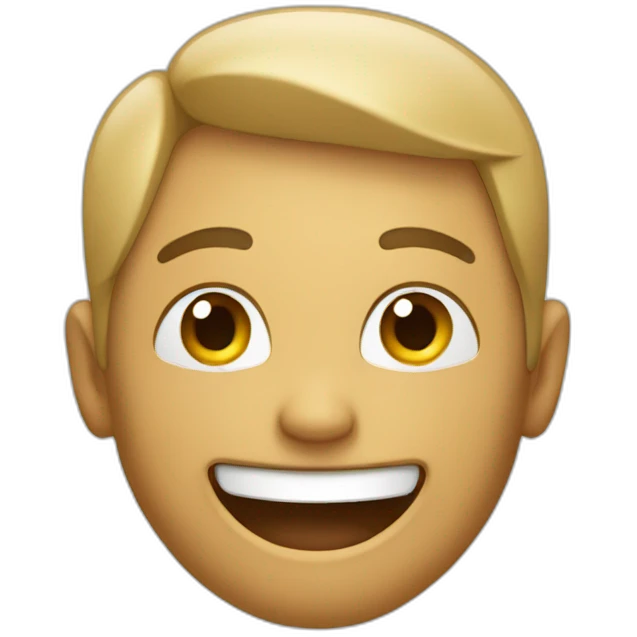 A happy person emoji