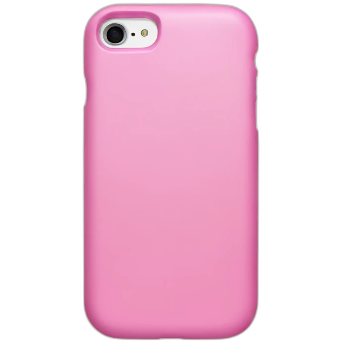 Pink cell phone case emoji
