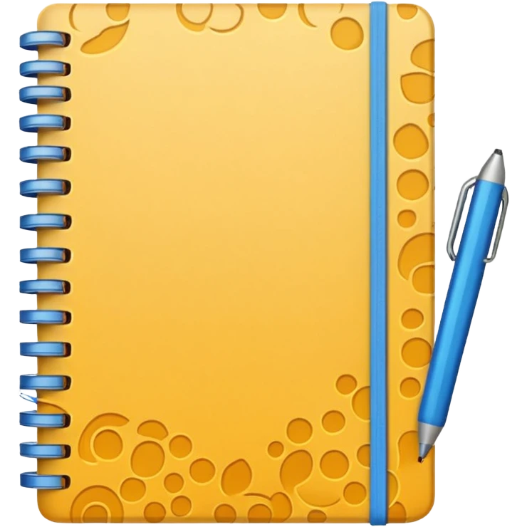 patterned notebook emoji