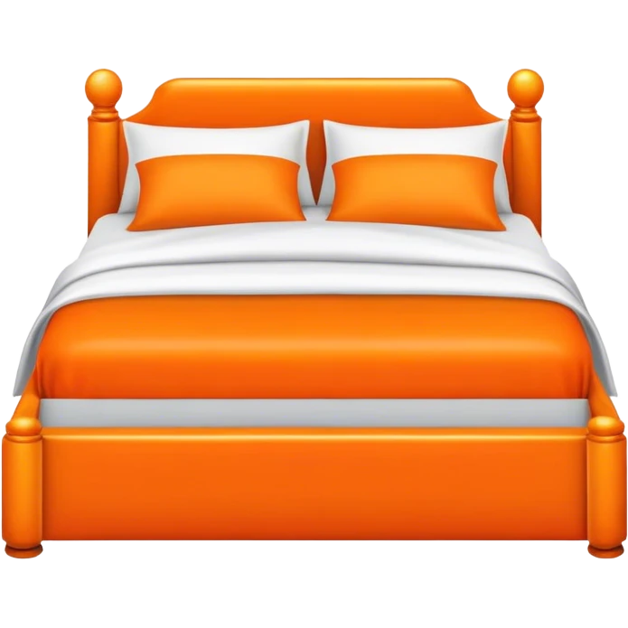 Orange bed emoji