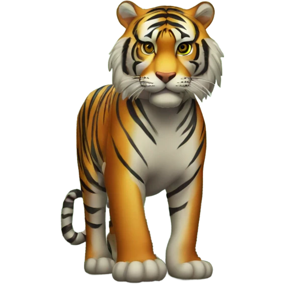 Tiger in the forest emoji