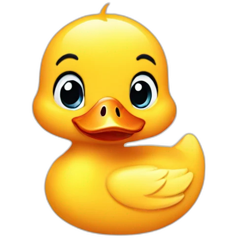 cute baby duck emoji