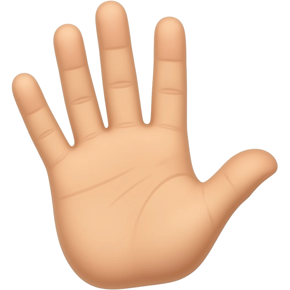 emoji arm geste offene hand, kein körper emoji