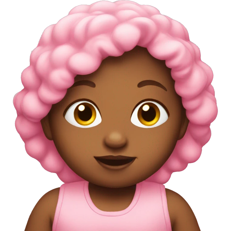 pink baby emoji