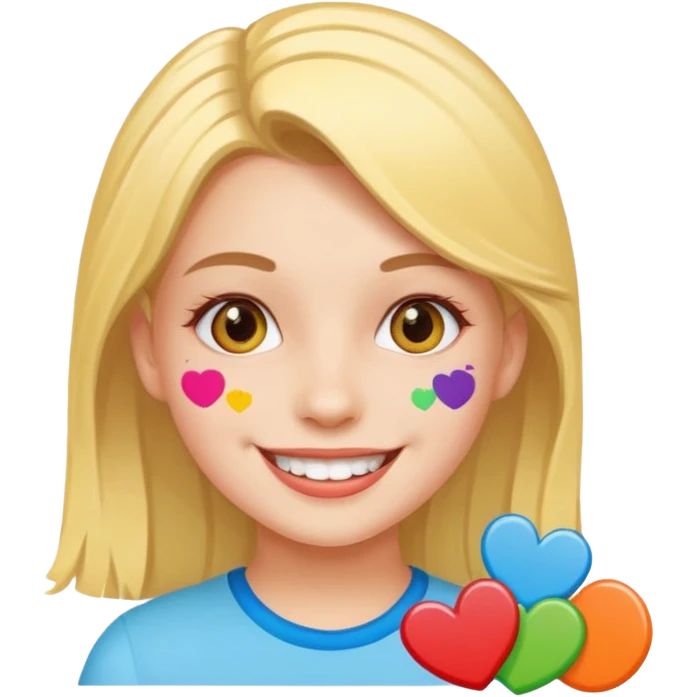 Stikers of girl emoji