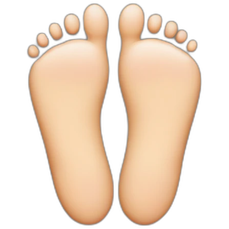 Face with feet showing behind heart emoji