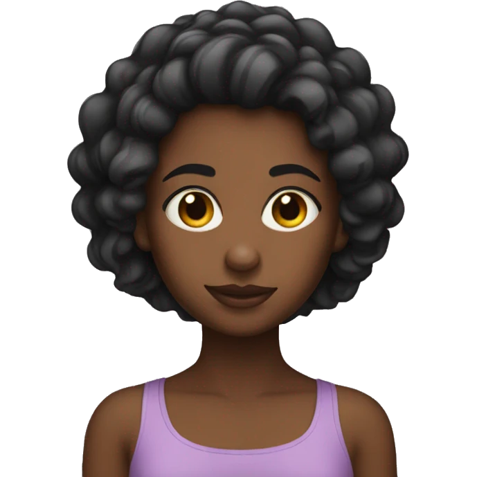 girls con el pelo negro emoji