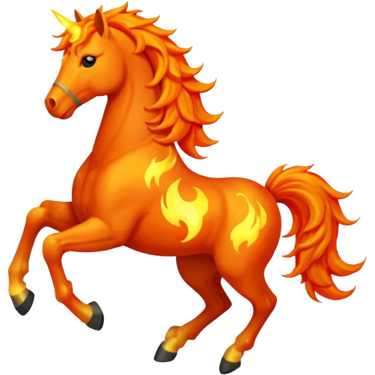 Fire horse emoji