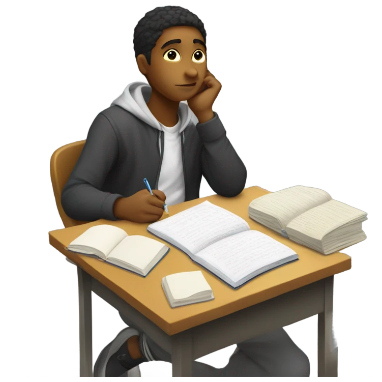 bored student emoji