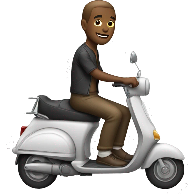 Man on a scooter emoji