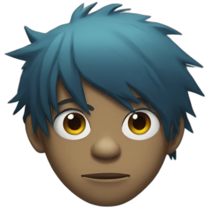 gorillaz 2D emoji