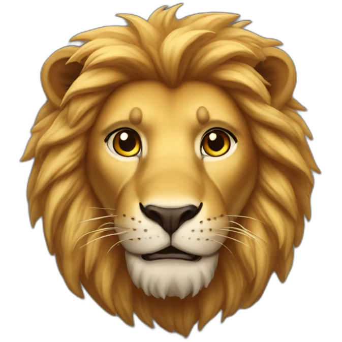 lion hero emoji