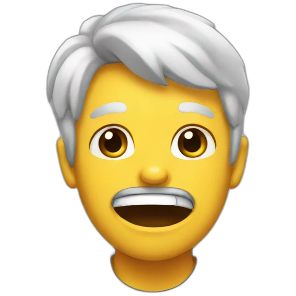 Mewing emoji