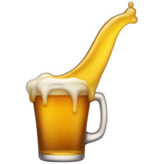 liquid beer emoji