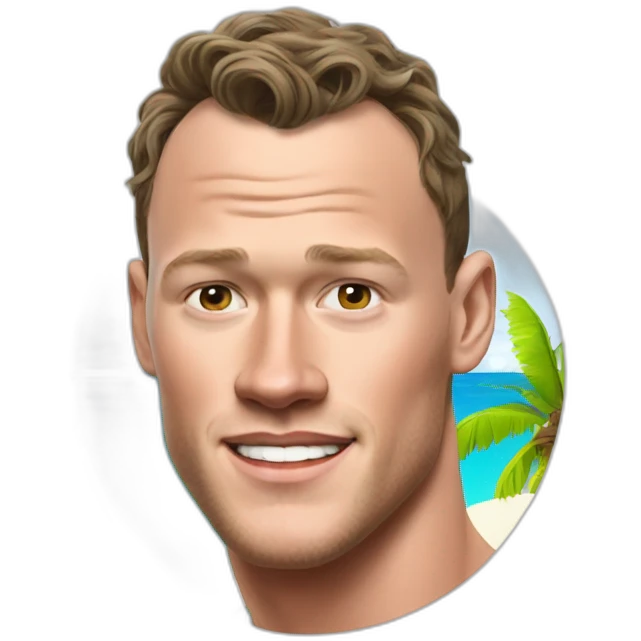 Jonathan Toews as beach bum emoji