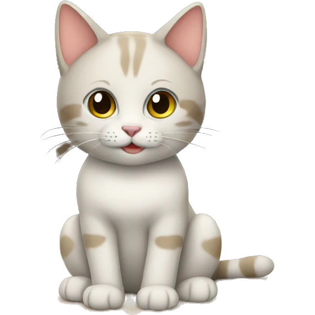 student kitty emoji