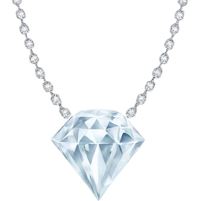Diamond necklace only emoji