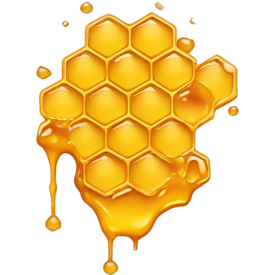 Honeycomb dripping with honey  emoji