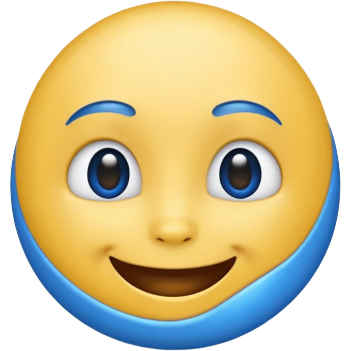 Blue emoji emoji