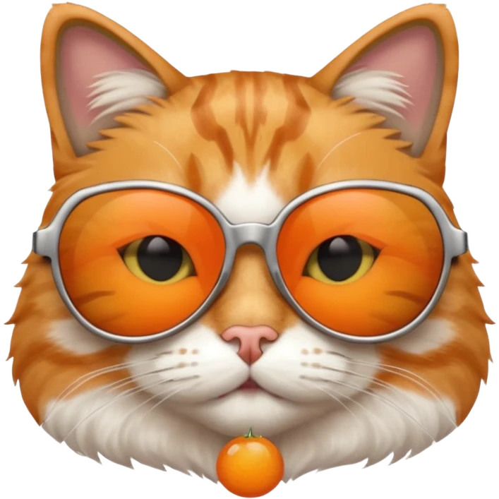 Cat wearing sunglasses emoji