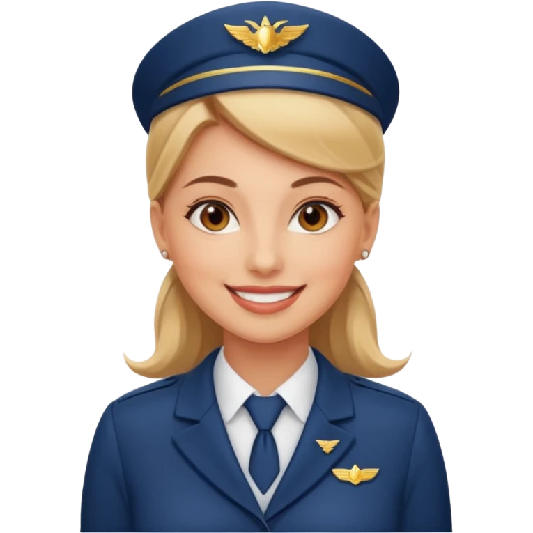 empathy flight attendant woman emoji