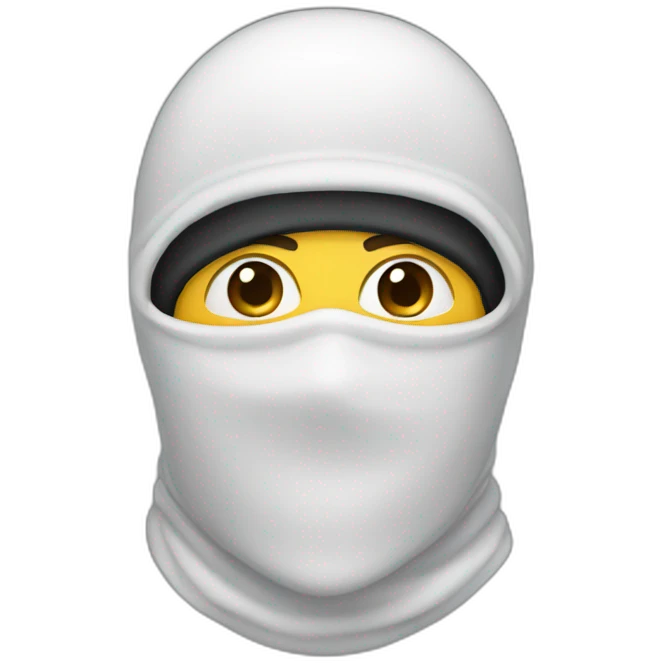 balaclava man emoji