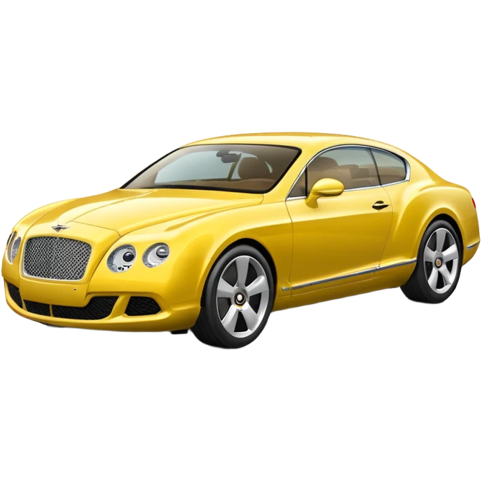 Yellow Bentley emoji