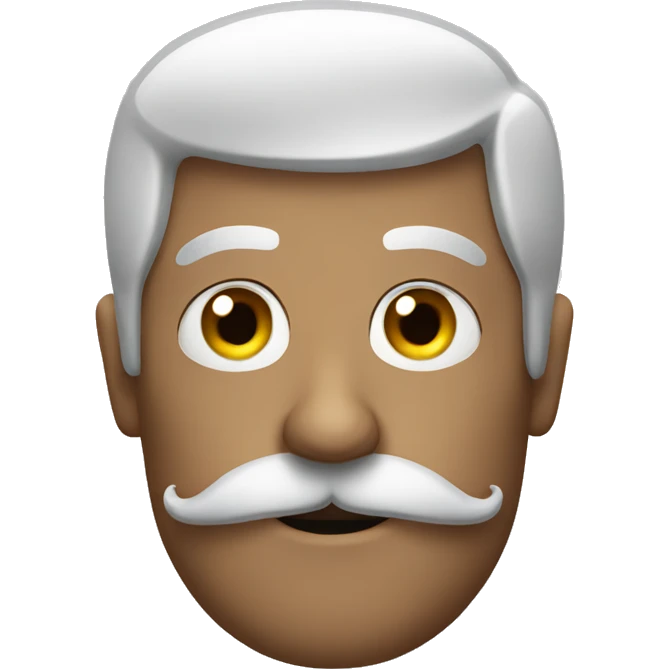 Just a moustache emoji