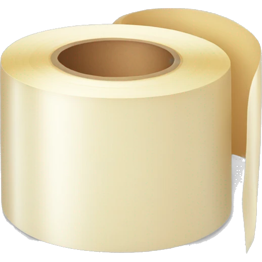 transparent adhesive tape roll emoji
