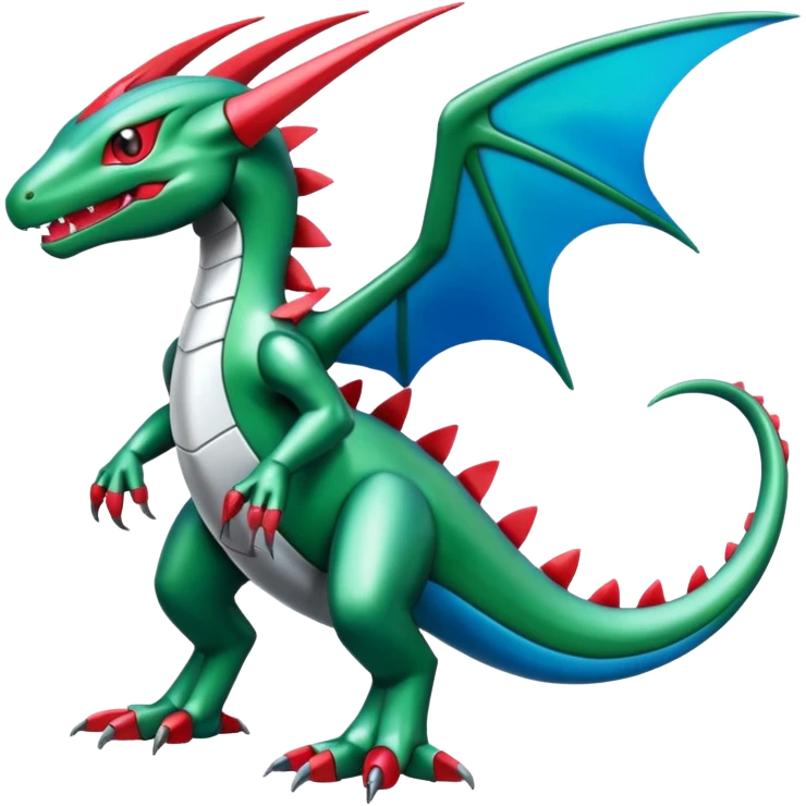  Cool Shiny Digimon-Fakemon-Grovyle-Salamence-Flygon-Mecha full body emoji