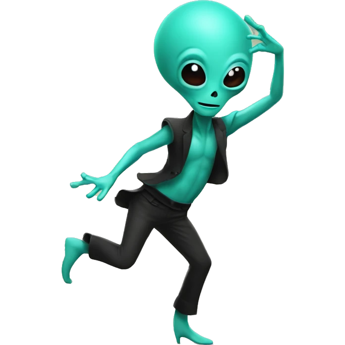 Alien bailando flamenco  emoji