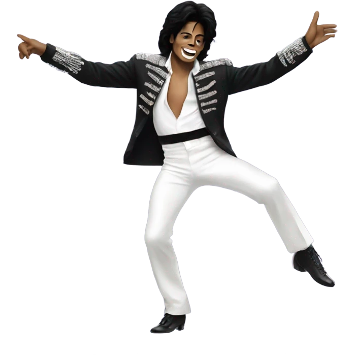 Micheal Jackson dancing  emoji