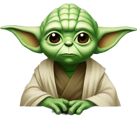 yoda on a pc emoji