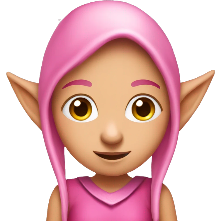pink elf girl emoji