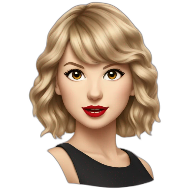 Taylor swift portrait emoji