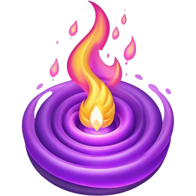 violet flame emoji