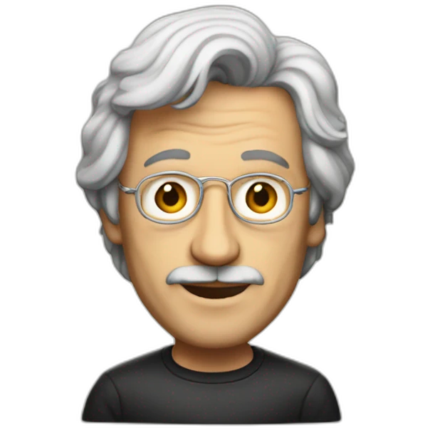 john lenon at table emoji