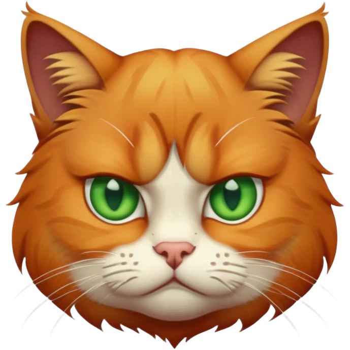 sad angry cat emoji