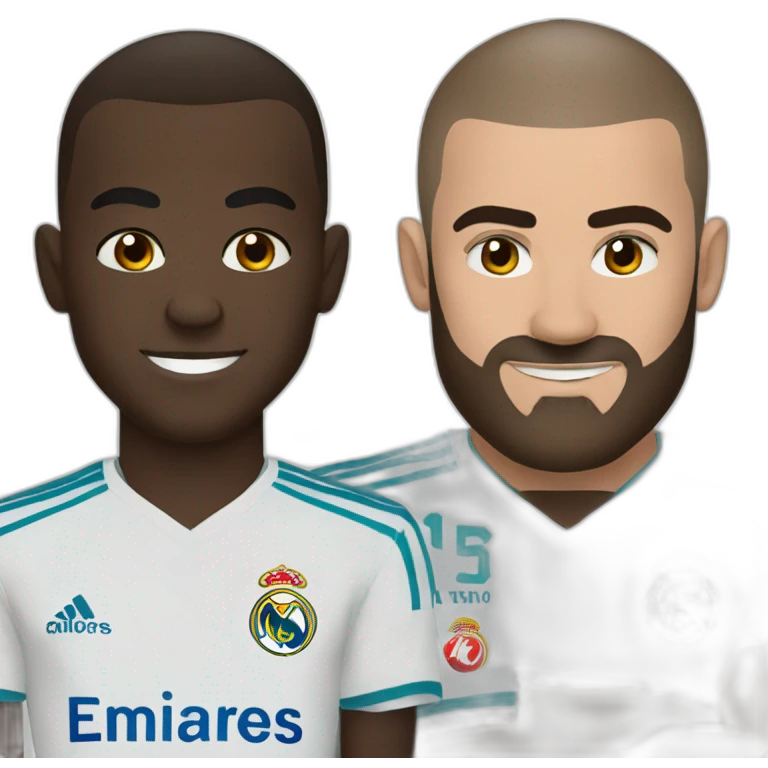 Vinicius avec benzema emoji