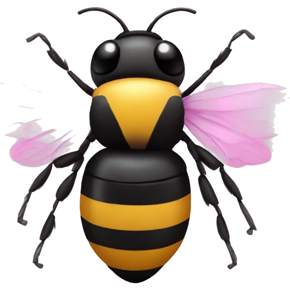 Pink bumblebee  emoji