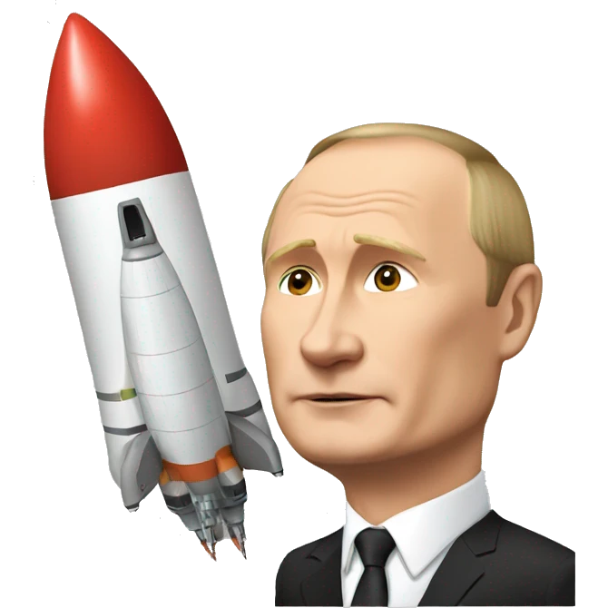 Putin and rocket  emoji