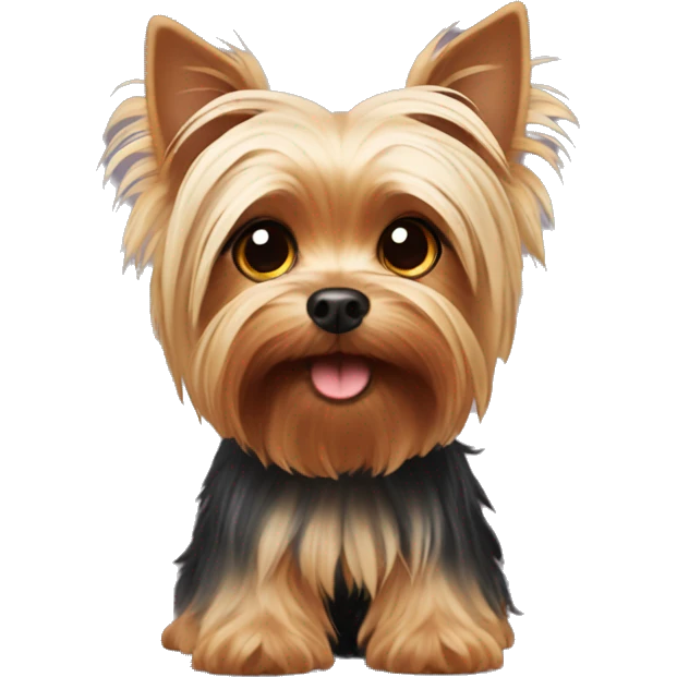 Cute Yorkshire terrier  emoji