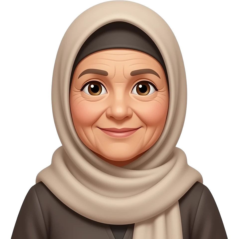 grandma in hijab emoji emoji