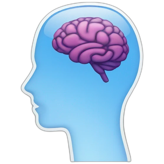 human-silhouette-with-little-brain emoji