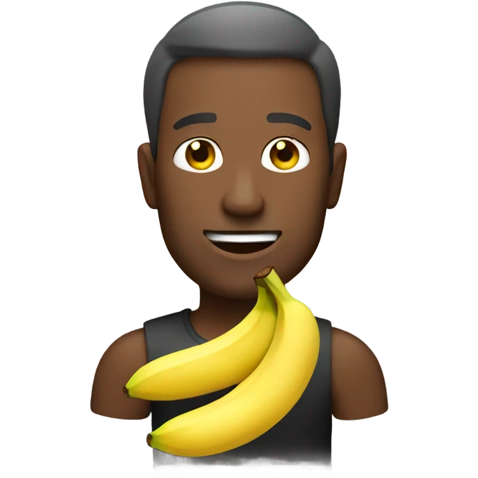 man with banana emoji