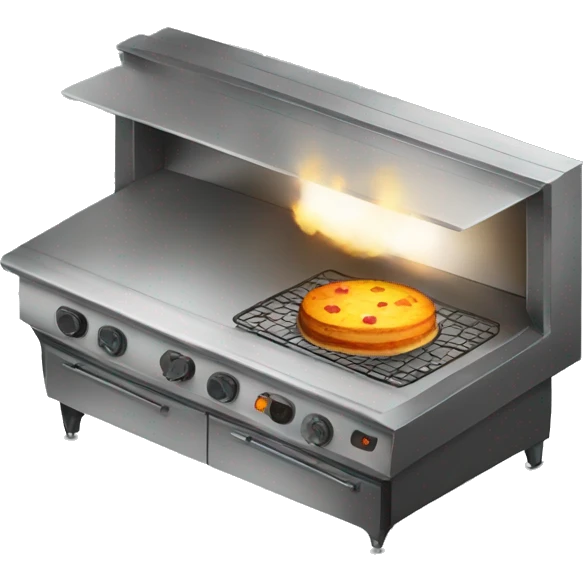 oven cooking cake emoji