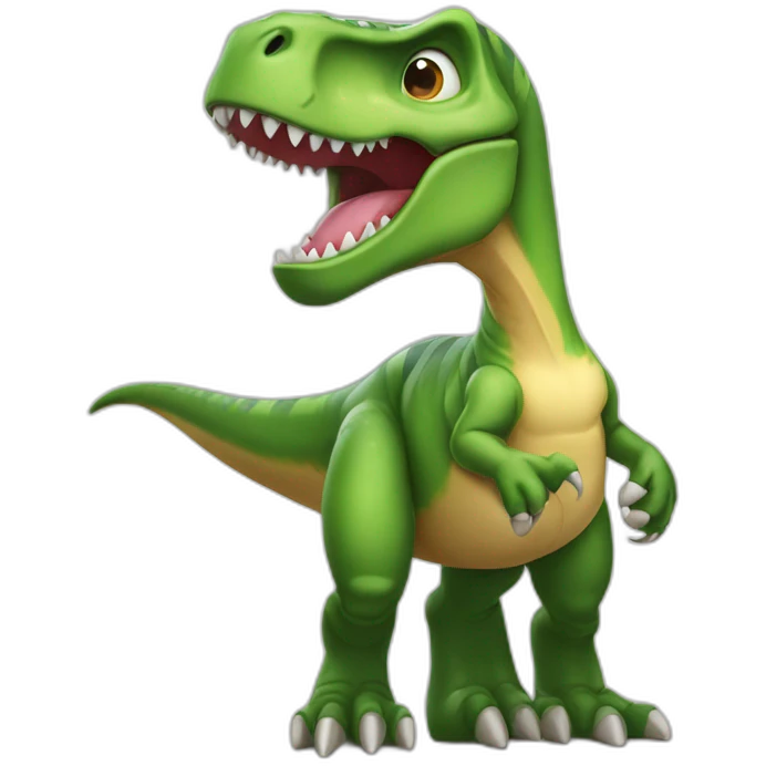 tyrannosaurus rex thumbs up emoji
